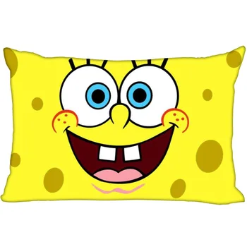 

Custom Spongebob Pillowcase Bedroom Home Office Decorative Pillow Cover Fabric Rectangle Zipper Pillow Cases 40x60CM,50X75CM