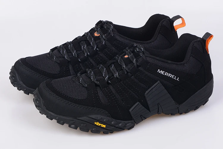 Merrell мужские черные сетчатые дышащие уличные спортивные походные кроссовки для мужчин, Износостойкие высококачественные горные Нескользящие кроссовки