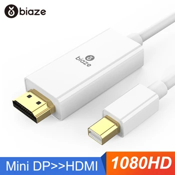 

Biaze Mini DisplayPort to HDMI Adapter Mini DP Cable Thunderbolt HDMI Converter for MacBook Air 13 Surface Pro 4 Thunderbolt 2k