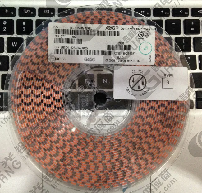 

NOJY157M006RWJ 150uf / 6v Y type AVX Niobium