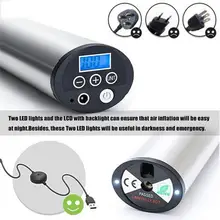 EYCI New Rechargeable Electric Portable Car Cycling Bicycle Bike Pump Tire Tyre Inflator Mini Air Compressor With LCD Display