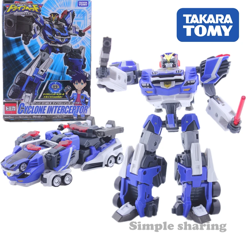 Takara Tomy Tomica Hyper Rescue приводная головка 01 MkII Cyclone InterCeptor игрушка робот автомобиль игрушка горячие детские куклы поп миниатюрные детские игрушки