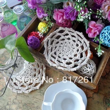 В европейском стиле 30 фото бежевая салфетка ручной работы doily placemat украшение coaster подкладка для кофейного столика коврик кружева