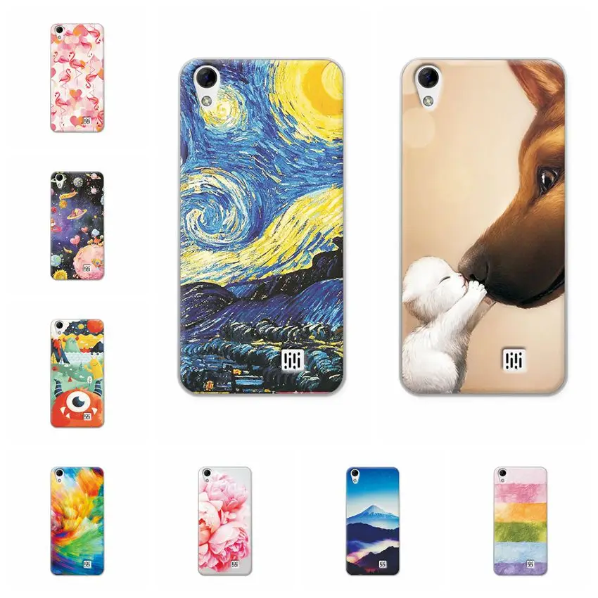 

For Coque Doogee Homtom HT16 Scenery Phone Case Homtom HT16 Capa Soft TPU Silicone Cover For Homtom HT 16 5.0" Cases