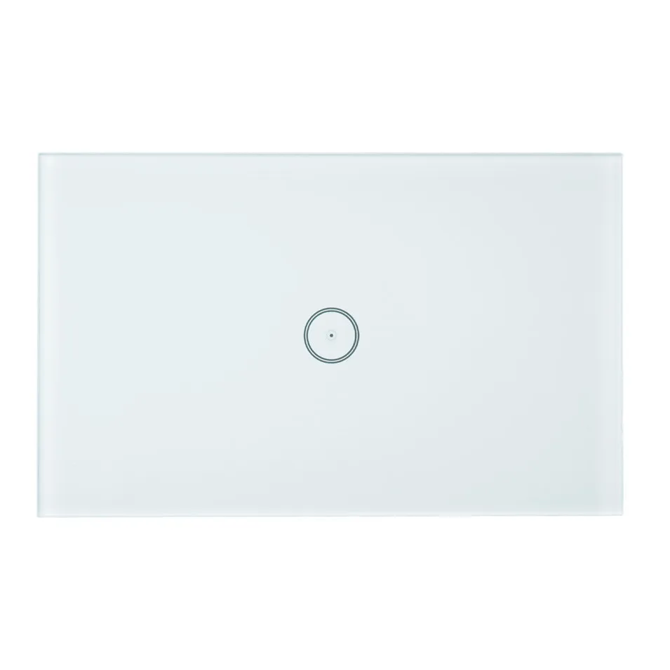 Jinvoo app US Type Smart WIFI Switch 2 Gang 1 way Touch Panel,Wireless Remote Wifi Light Switch,Works With Alexa Google Home