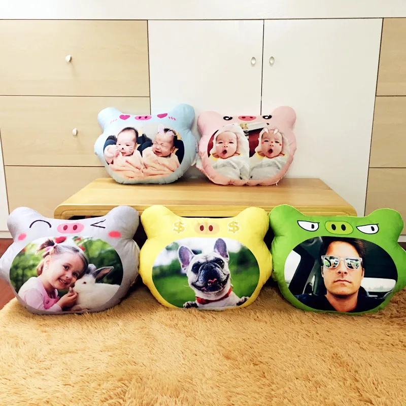 Новые горячие фото Настройки DIY свинья Подушка Плюшевые игрушки куклы чучела
