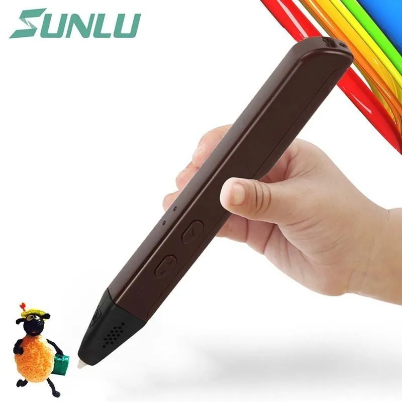 

Fashionable 3D Printing Pencil For Children Scibble 3D Pen Set With 50M PLA Refills 6 Colors 3D Drawing Pen Gift Box Set