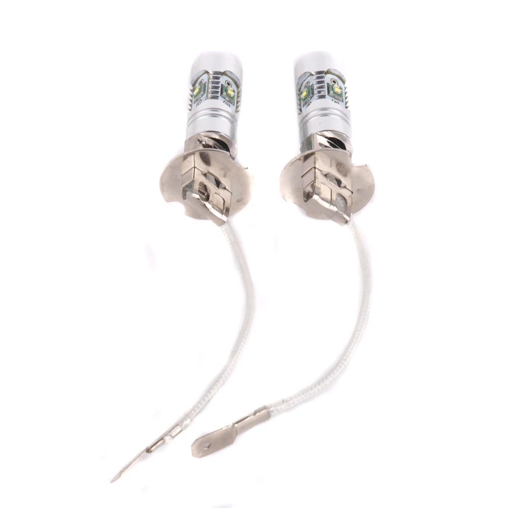

2 x H3 PK22S 25W High Power Car LED Headlight Fog Light Bulbs for BMW VW Ford Toyota Honda Lada