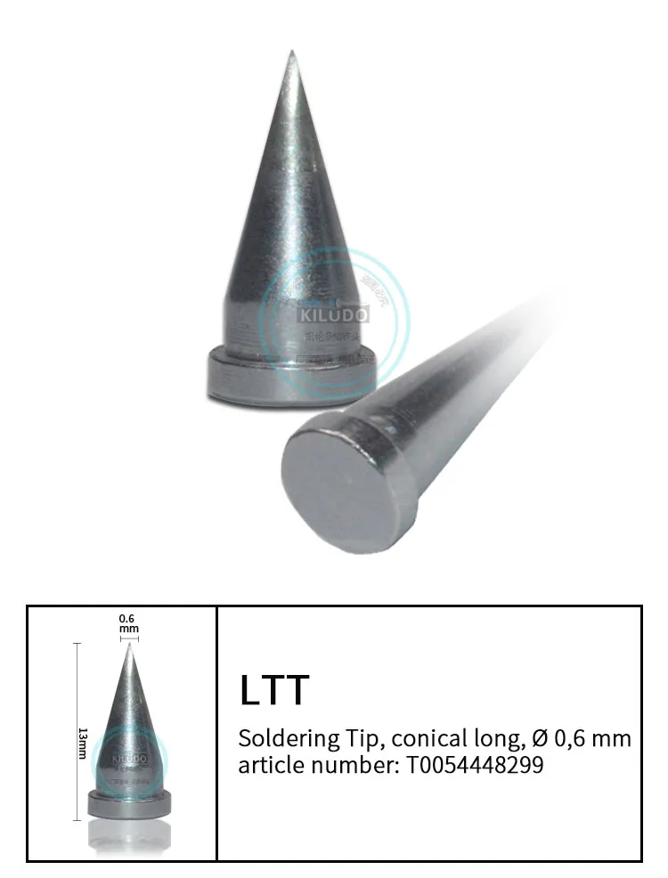 KILUDO 5 шт LTS 0,6 мм soldeirng для Веллер WSP80 жало WSD81 FE75 MPR80