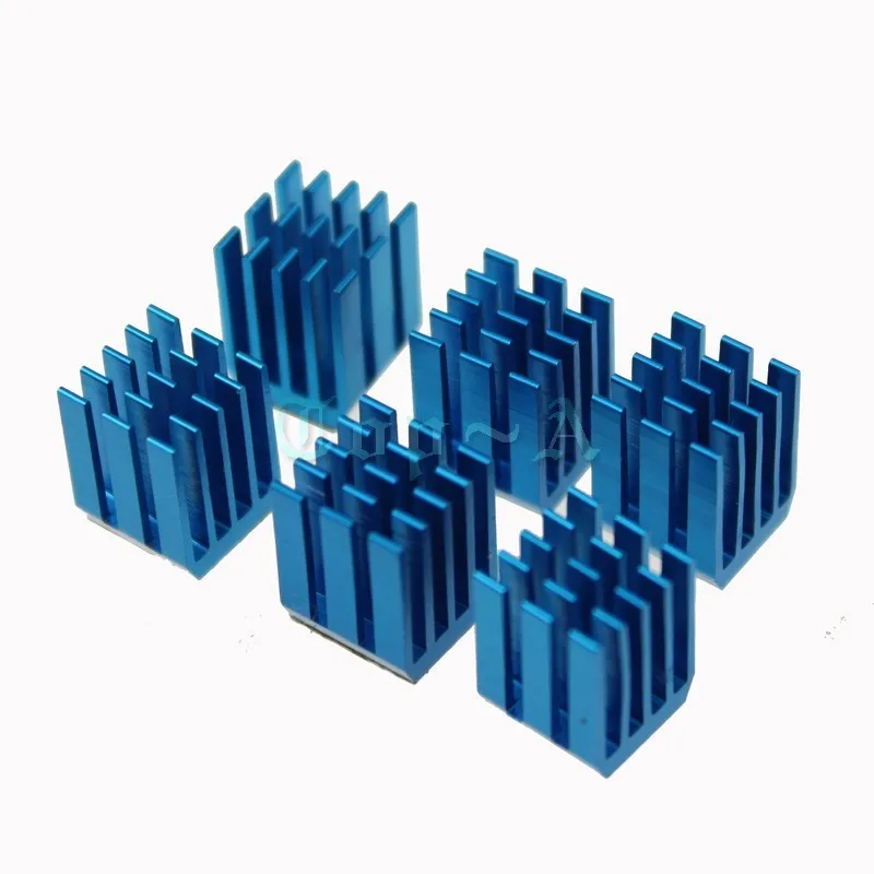 500 шт. GDT X9 алюминиевый радиатор 9x9x12 мм материнская плата DDR VGA RAM Memory IC Chipset Cooler Blue 9 x