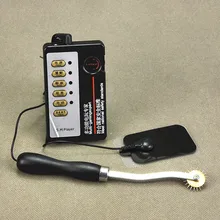 Electric Shock Massage Therapy Love Electro Toy Sexual Fetish Gear Body Stimulator Roller Pin Wheel for Couples I9-1-52-1#