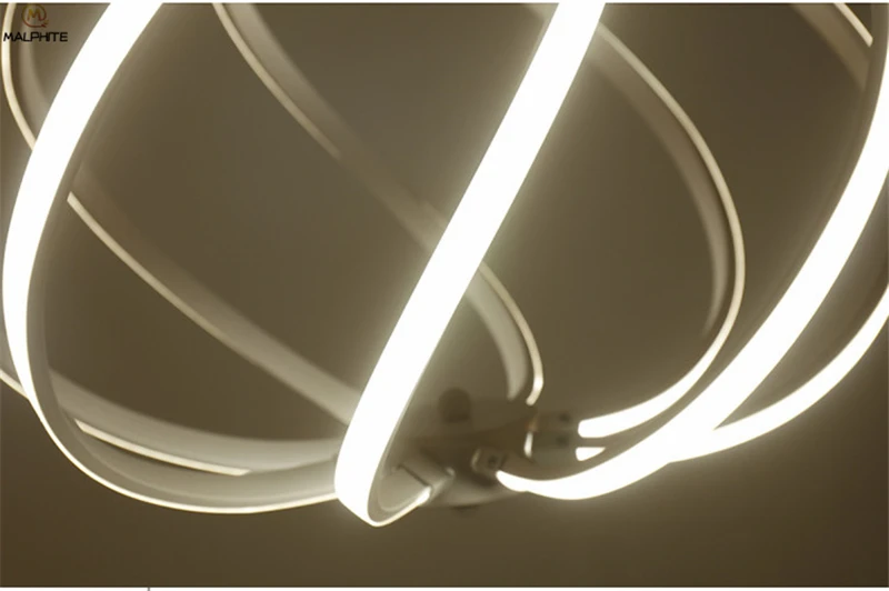 Современный светодиодный подвесные люстры простой гостиной блеск подвесные лампы Спальня деко Фонарь подвесной светильник светодиодный
