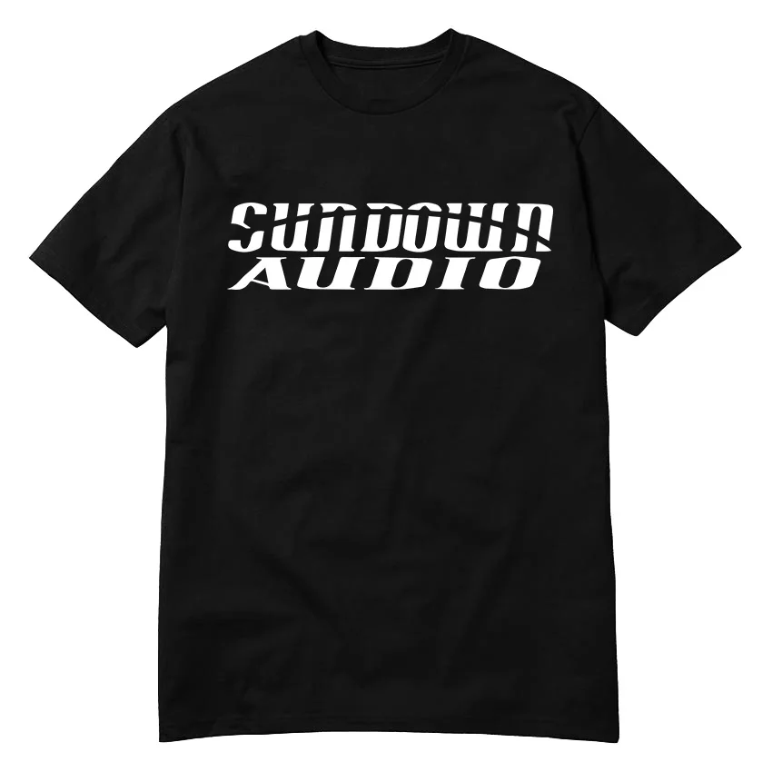 USAprint Top Quality SUNDOWN AUDIO T Shirts Men Hip Hop Loud Music