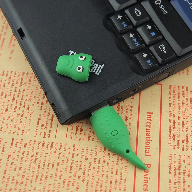 Cartoon Cool Animals USB 2.0 Cle Flash Drive Pendrive 64GB 32GB 128MB Classical Pendrive U Stick Flash Disk portable USB