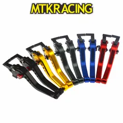 MTKRACING ЧПУ алюминиевые Короткие регулируемые мотоциклы тормозные рычаги сцепления для BAJAJ Pulsar 200 RS/Pulsar 200 COME 2015-2017