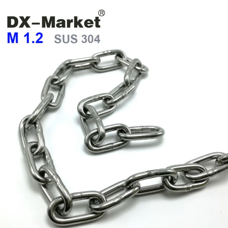 304 Stainless Steel Stainless Steel Chain MAOYUHONG 6 Meters per Chain Corrosion/ and/ Rust/ Prevention,Stable/ Quality,Buffing Process Size 2mm