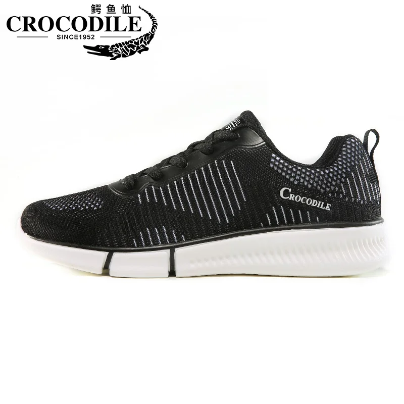 Crocodile Winter Men Running Sneaker Shoes Male Training Sport Shoes for Mens Athletic Jogging Trainers Fabric Weaving Light Sho