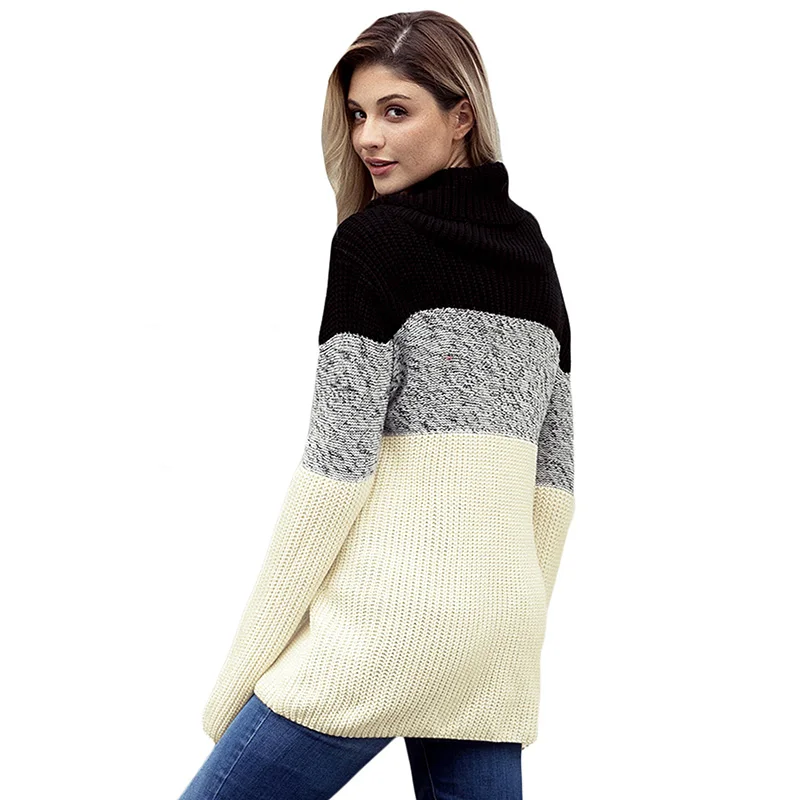 Black-Cowl-Neck-Color-Blocked-Sweater-LC27944-2-5 