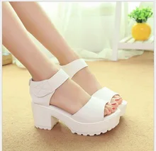 HOT! fashion women sandal high-heeled sandals Quality rhinestones women’s shoes platform sandals bohemia women’s sandals 2colors