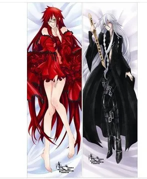 

Free Shipping New Japanese Anime hugging pillow case Crell Sutcliff, Black Butler