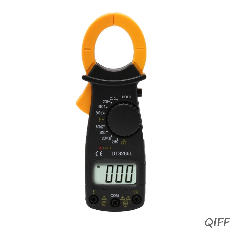 DT3266L цифровой клещи мультиметр Напряжение Ток Сопротивление тестер Mar28