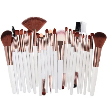 

25pcs Makeup Brushes Set Beauty Foundation Power Blush Eye Shadow Brow Lash Fan Lip Face Cosmetics Soft Synthetic Hair Tool Kit