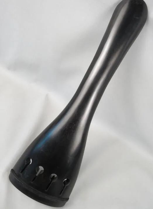 

High quality 1pcs blank double bass tailpieces 4/4 with tail gut ,nature Ebony