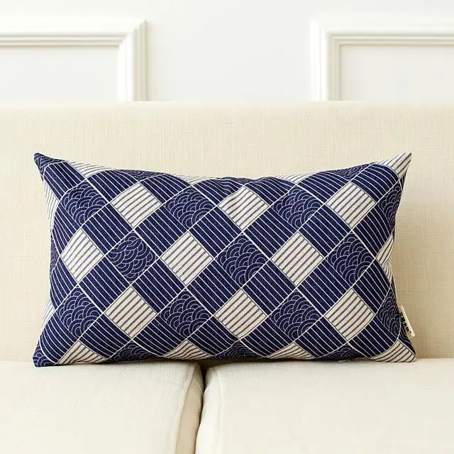 Japanese Ukiyo Cloth Linen Printed Pillowcase Classic Cushions Home