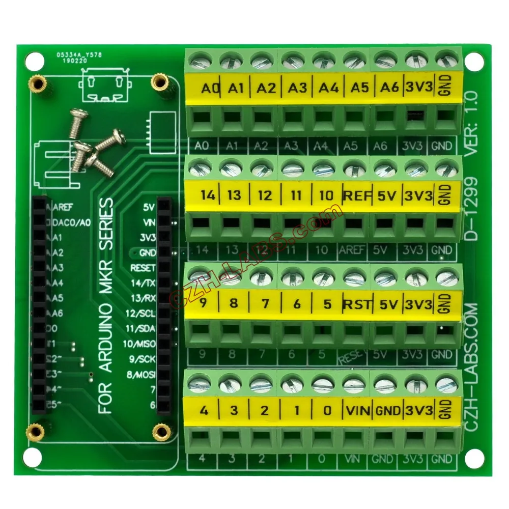 G22462 Pkg 4 2 Terminal Gold Plated Insulated Barrier Block For Audio