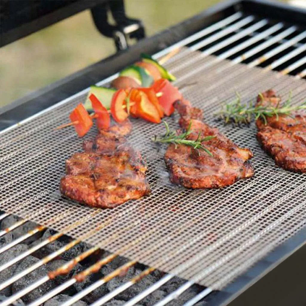 Barbecue Sheets For Grilling Meat BBQ Grill Mat,Non Stick Oven Liner Teflon Cooking Mats,Reusable Eggs,Ideal for Charcoal Grill Durable 1Pcs Easy to Clean Veggies Seafood Barbecue Sheets For Grilling Meat BBQ Grill Mat,Non Stick Oven Liner Teflon Cooking Mats,Reusable Eggs,Ideal for Charcoal Grill Durable 1Pcs Easy to Clean Veggies Seafood