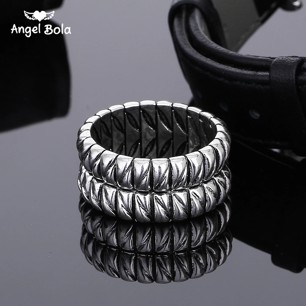 

25PCS/LOT Ancient Silver Men Biker Charm Bicycle Buddha Rings Female Buddhism Jewelry Motorcycle Tire Texture Boeddha Ring