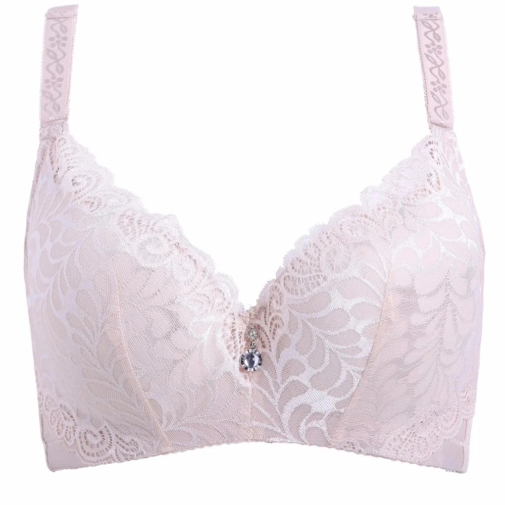 new style sexy 3/4 cup lace push up bra large size sexy plump women underwear thin cup bra for women lingerie modis bralette