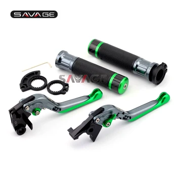 

For KAWASAKI ZZR1100 ZZR1200 ZR-X1100/1200 ZX7R ZX900 motorcycle clutch levers brake folding adjustable handlebar hand grips