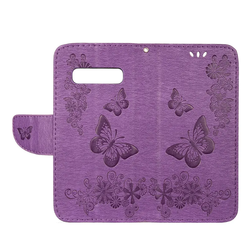 Leather Case on For Etui Samsung Galaxy S10 S8 S9 Plus S7 Edge A6 A7 A9 J4 J6 Plus 2018 J3 J5 2017 Note 9 8 Case Cover Phone Bag cute samsung cases