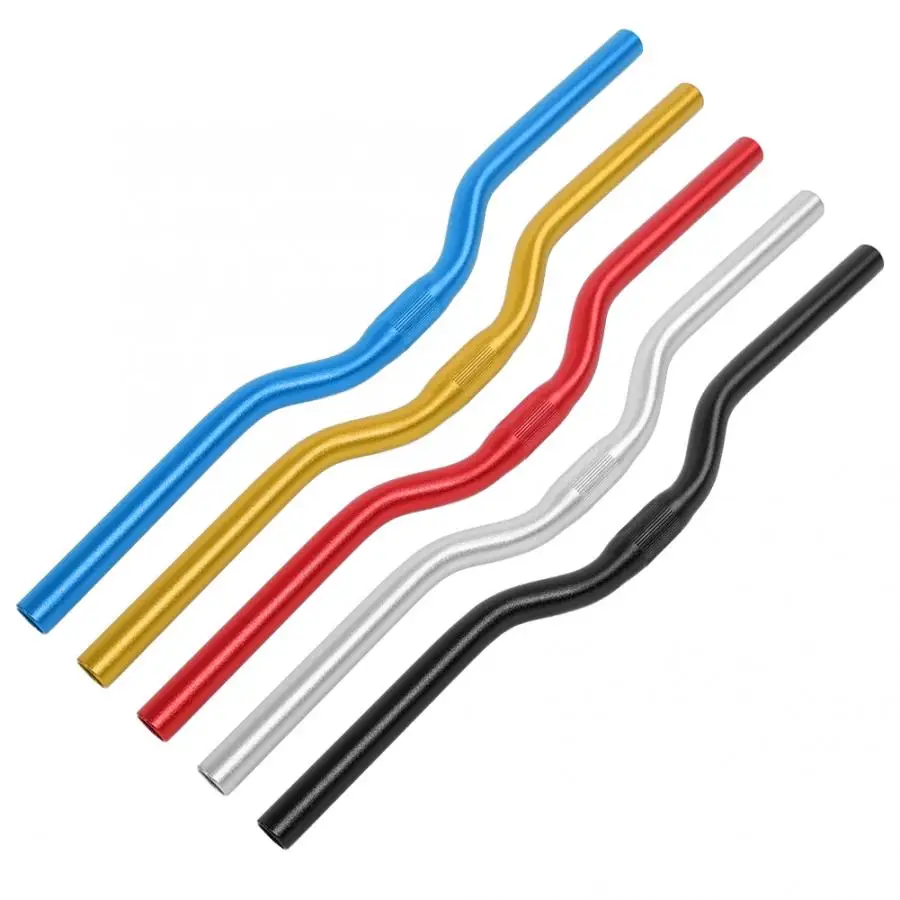 25.4*520mm Ultra Light Long Bicycle Handlebar Aluminum Alloy Bike Accessories Handlebar Bicycle Road Bike Handlebar