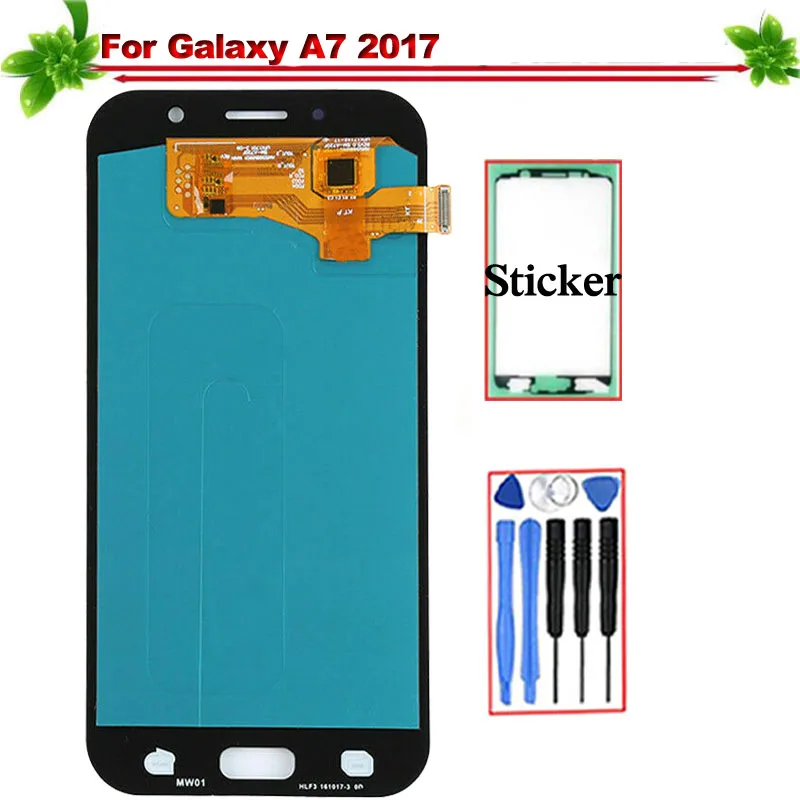 

5.7" Oled for Samsung Galaxy A7 2017 A720 A720F A720M LCD Display Touch Screen Digitizer Assembly Replacement