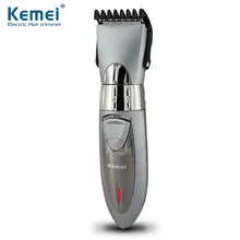 Kemei KM-605 Washable Rechargeable Electric Hair Clipper Trimmer Shaving Razor Cordless Ultra-quiet Razor Haircut Free Shipping