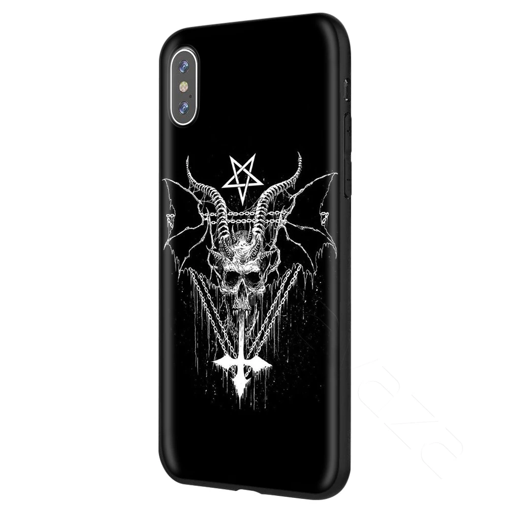 Чехол Lavaza Pentagram 666 Demonic Satanic для iPhone 11 Pro XS Max XR X 8 7 6 6S Plus 5 5S se - Цвет: 9