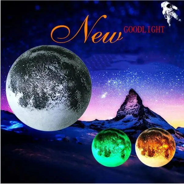 2016 новое поступление высокое качество расслабляющий заживающая Луна свет светодиодный Крытый светодиодный настенный светильник Луна с