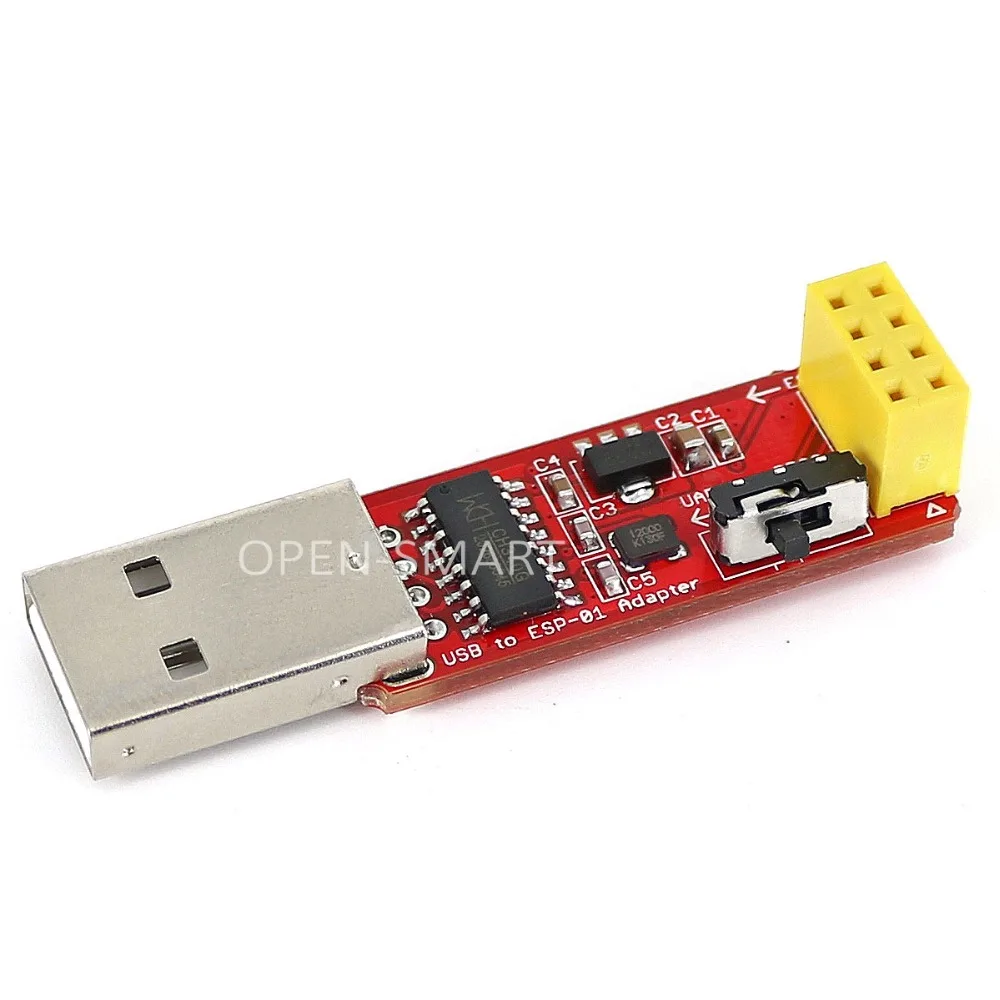 USB к ESP8266 ESP-01 Wi-Fi адаптер модуль w/CH340G драйвер последовательный беспроводной адаптер отладка прошивки программирование для Arduino