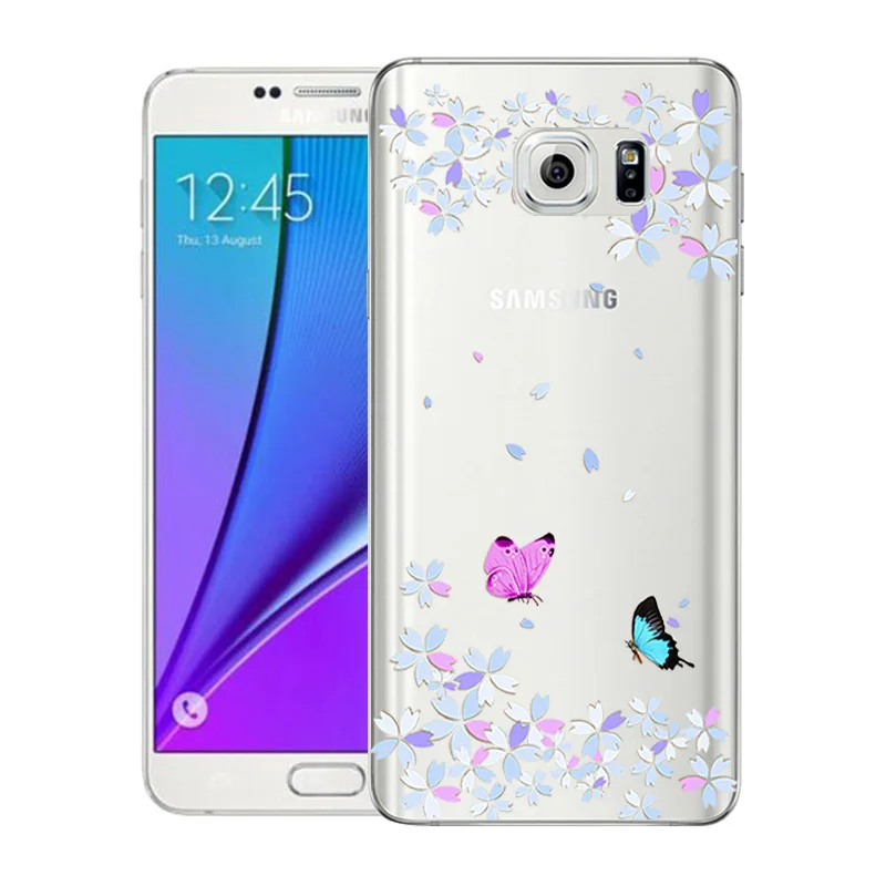 Для samsung Galaxy Note 5 Чехол, мягкая задняя крышка, ТПУ чехол для Galaxy Note 5 Note5 N920, силиконовый чехол, Модный чехол с принтом