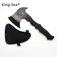 Горячая Распродажа, для кемпинга, выживания, огненный топор, с принтом совы, горный, Тактический Томагавк, топор, Полевые Инструменты, топор