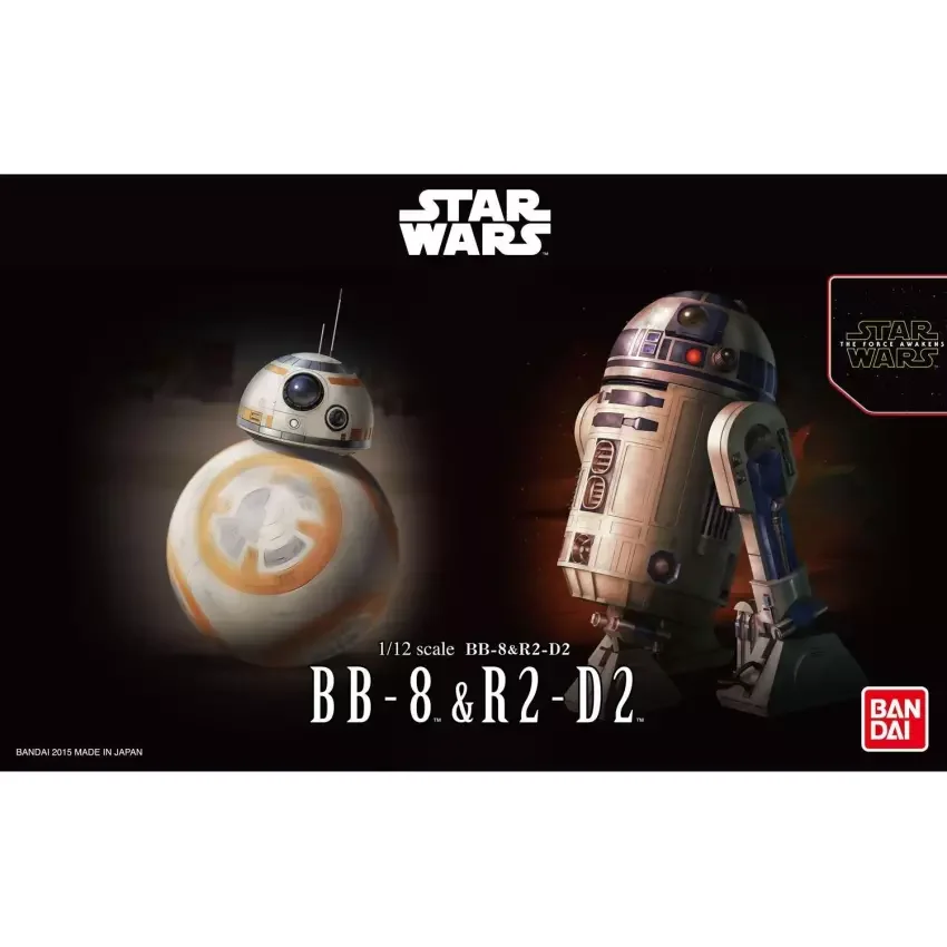 1/12 Bandai Звездные войны BB-8& R2-D2 модель хобби