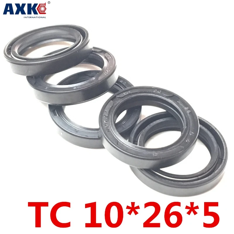10 шт. AXK 10x26x5 TC10x26x5 NBR скелет сальник уплотнения высококачественное уплотнение 10*26*5