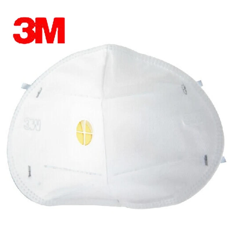 5 шт 3M 9002V Анти Пыль PM 2,5 маска против гриппа дыхательный клапан нетканый тканевый складной фильтр Маска для взрослых KN90 защитные маски