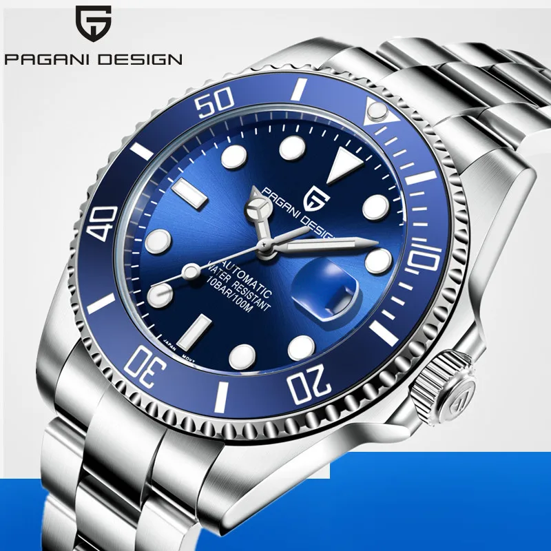 

PAGANI DESIGN Brand Luxury Men Watches Business Sport Waterproof Automatic Mechanical Sapphire Wristwatch Relogio Masculino 1639