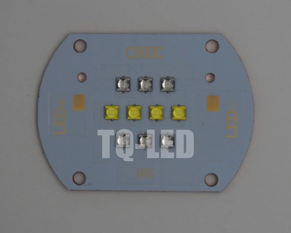 Cree XT E XTE 50W Led Light 4pcs White + 6pcs Royal Blue For Coral