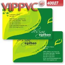 A40027 пластиковые членские карточки шаблон для ПВХ карты 0,38 мм