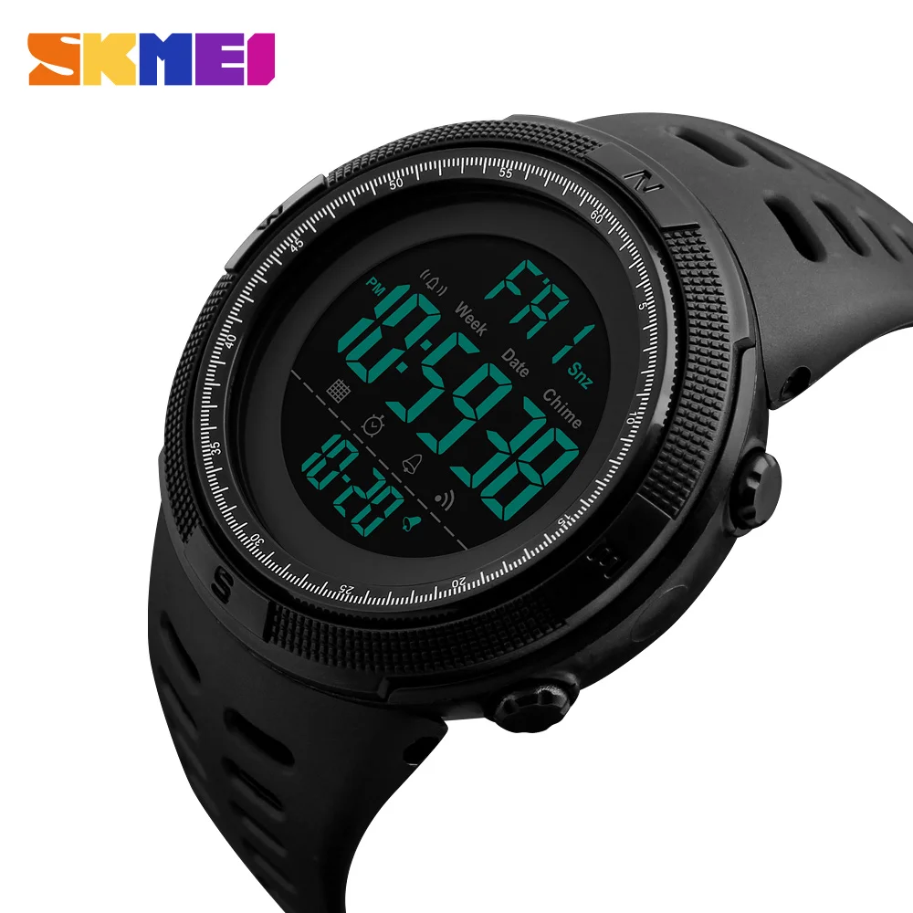 SKMEI Brand Men's Sport Watches Countdown Man Waterproof Digital Watch Fashion Outdoor Military Clock Relogio Masculino