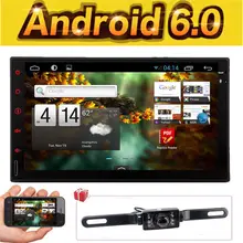 Android 6.0 Double Din Car Stereo Radio GPS Wifi 3G OBD2 HD Bluetooth No DVD+CAM